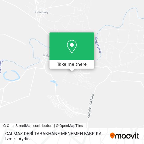 ÇALMAZ DERİ TABAKHANE MENEMEN FABRİKA map