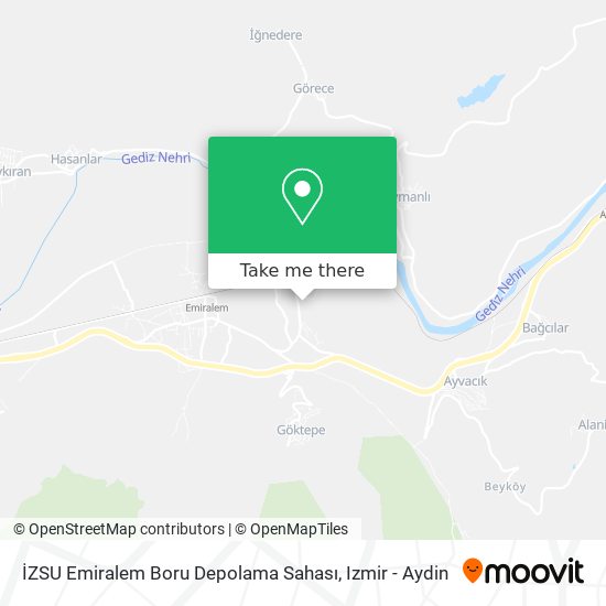 İZSU Emiralem Boru Depolama Sahası map