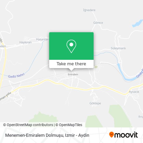 Menemen-Emiralem Dolmuşu map