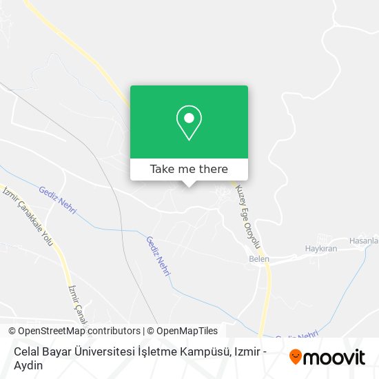 Celal Bayar Üniversitesi İşletme Kampüsü map