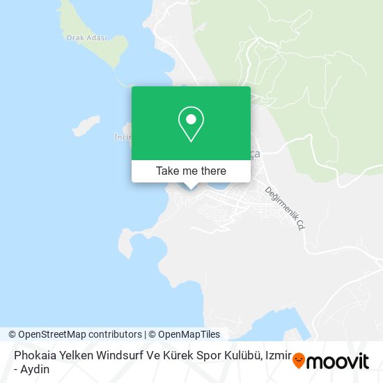 Phokaia Yelken Windsurf Ve Kürek Spor Kulübü map