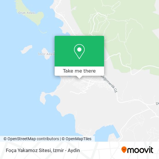 Foça Yakamoz Sitesi map