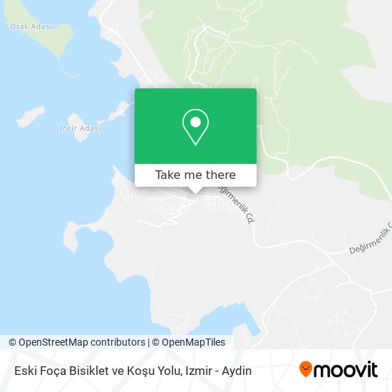 Eski Foça Bisiklet ve Koşu Yolu map