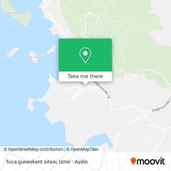 foca guneskent sitesi map