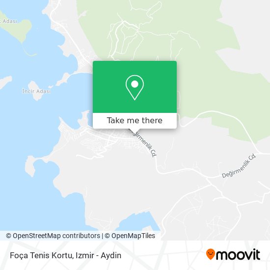 Foça Tenis Kortu map