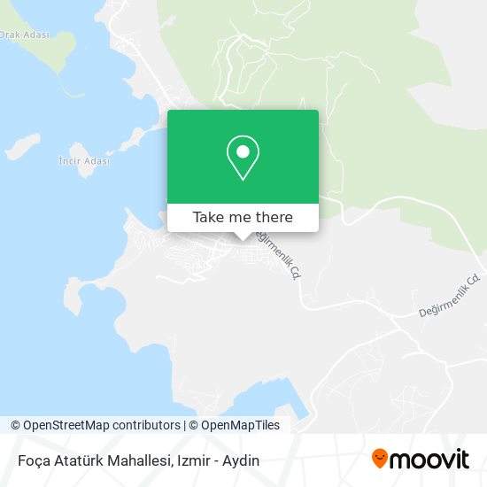 Foça Atatürk Mahallesi map