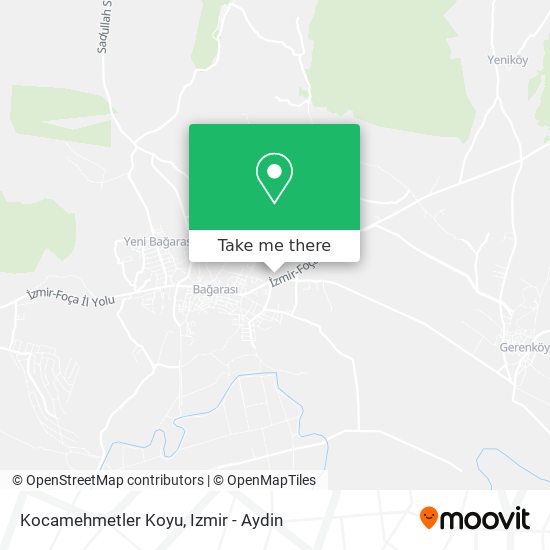 Kocamehmetler Koyu map