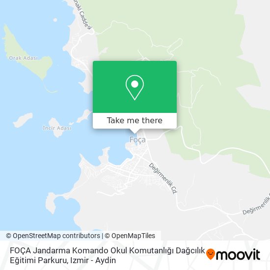 FOÇA Jandarma Komando Okul Komutanlığı Dağcılık Eğitimi Parkuru map