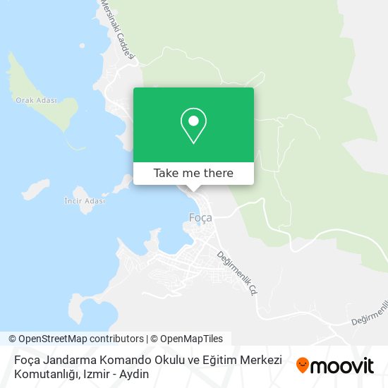 Foça Jandarma Komando Okulu ve Eğitim Merkezi Komutanlığı map