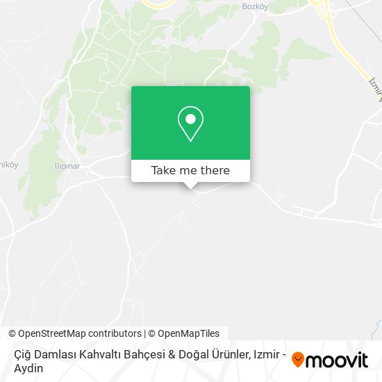 Çiğ Damlası Kahvaltı Bahçesi & Doğal Ürünler map