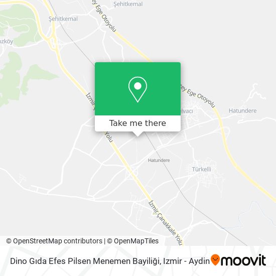 Dino Gıda Efes Pilsen Menemen  Bayiliği map