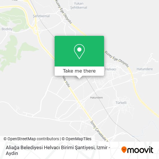 Aliağa Belediyesi Helvacı Birimi Şantiyesi map