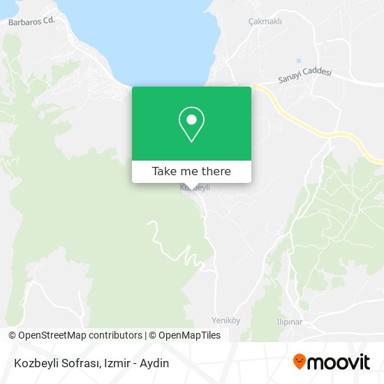 Kozbeyli Sofrası map