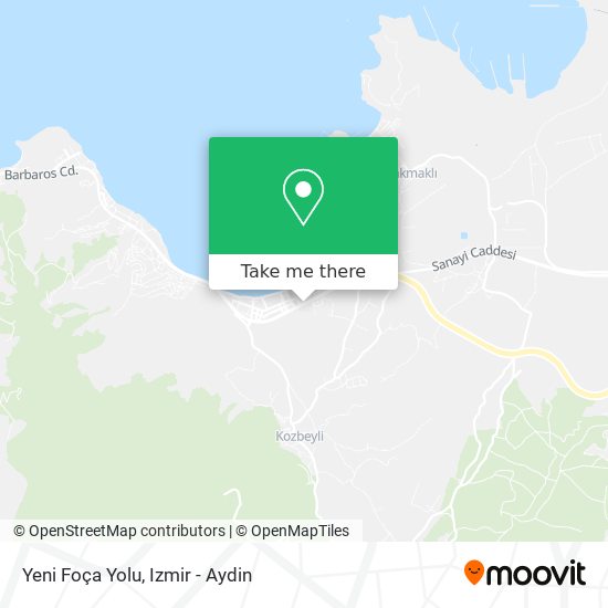Yeni Foça Yolu map