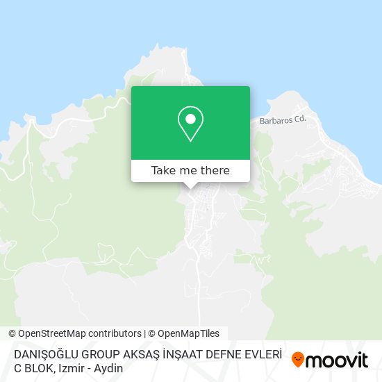 DANIŞOĞLU GROUP AKSAŞ İNŞAAT DEFNE EVLERİ C BLOK map