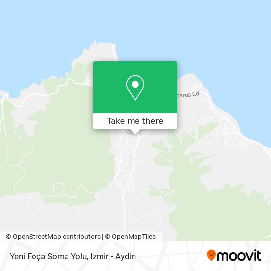 Yeni Foça Soma Yolu map