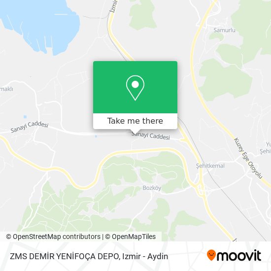 ZMS DEMİR YENİFOÇA DEPO map