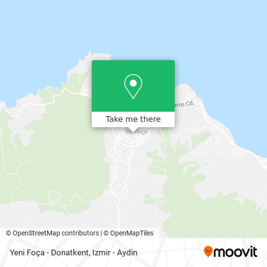 Yeni Foça - Donatkent map