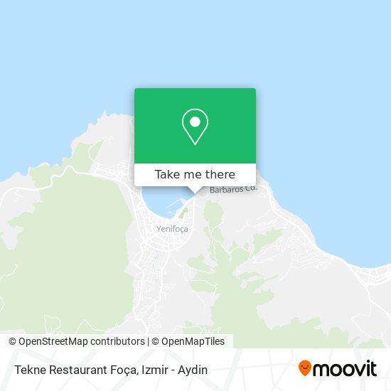 Tekne Restaurant Foça map