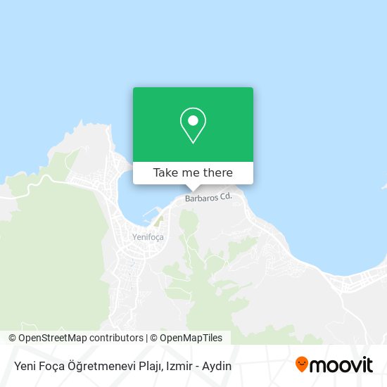 Yeni Foça Öğretmenevi Plajı map