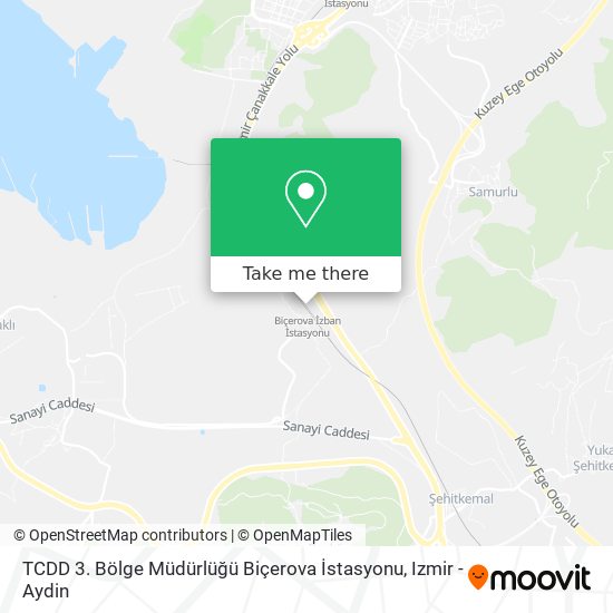 TCDD 3. Bölge Müdürlüğü Biçerova İstasyonu map