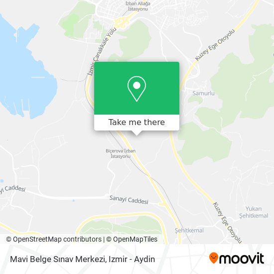 Mavi Belge Sınav Merkezi map