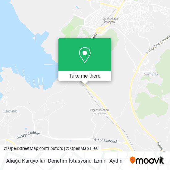 Aliağa Karayolları Denetim İstasyonu map