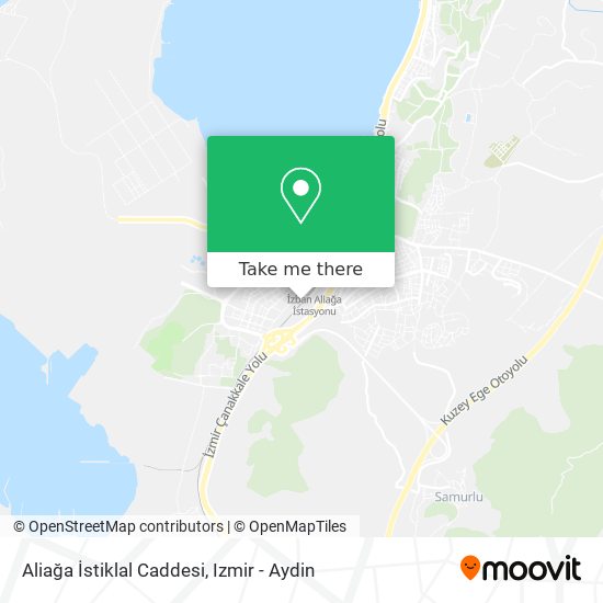 Aliağa İstiklal Caddesi map