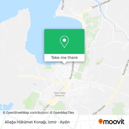 Aliağa Hükümet Konağı map