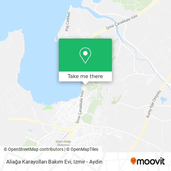 Aliağa Karayolları Bakım Evi map