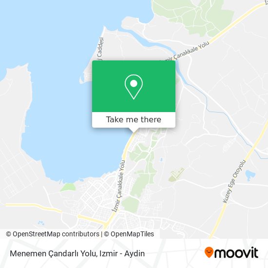 Menemen Çandarlı Yolu map