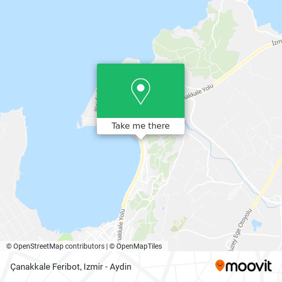 Çanakkale Feribot map