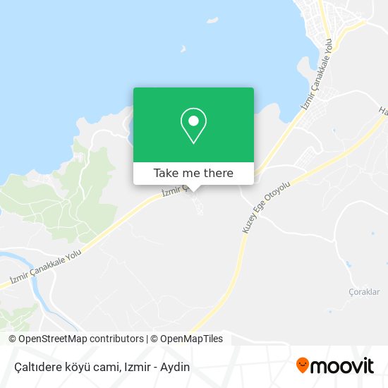 Çaltıdere köyü cami map