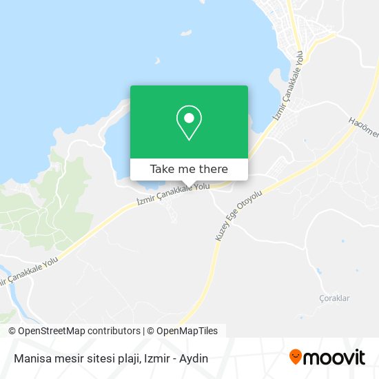 Manisa mesir sitesi plaji map