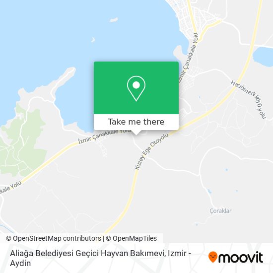 Aliağa Belediyesi Geçici Hayvan Bakımevi map