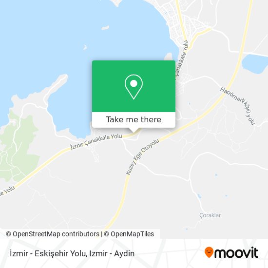 İzmir - Eskişehir Yolu map