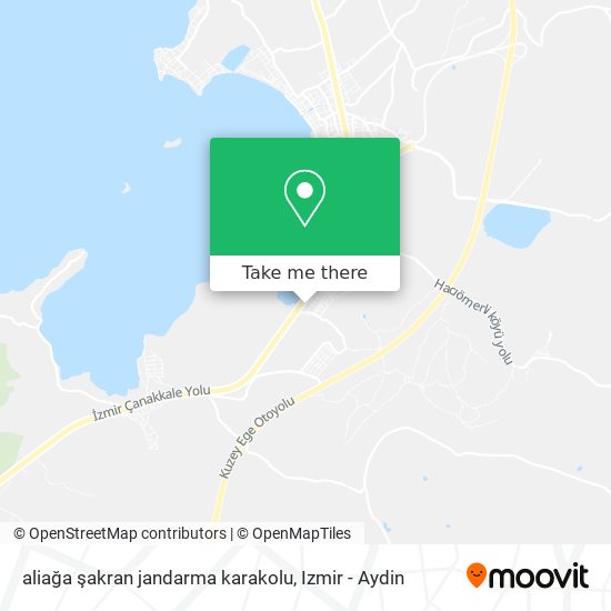 aliağa şakran jandarma karakolu map