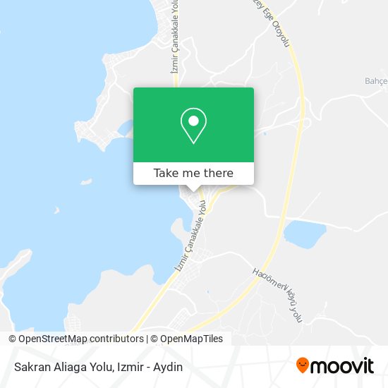 Sakran Aliaga Yolu map