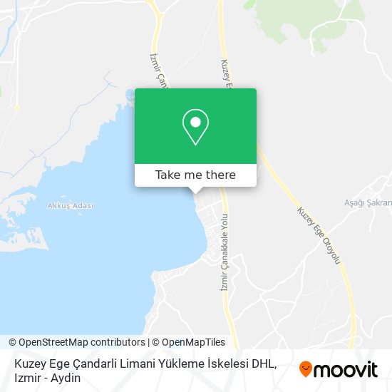 Kuzey Ege Çandarli Limani Yükleme İskelesi DHL map