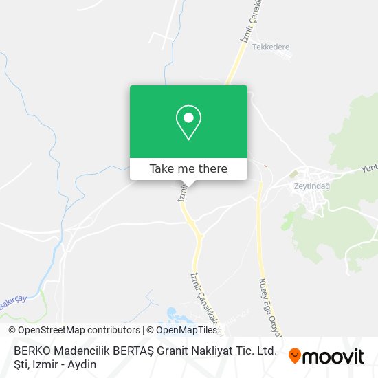 BERKO Madencilik BERTAŞ Granit Nakliyat Tic. Ltd. Şti map