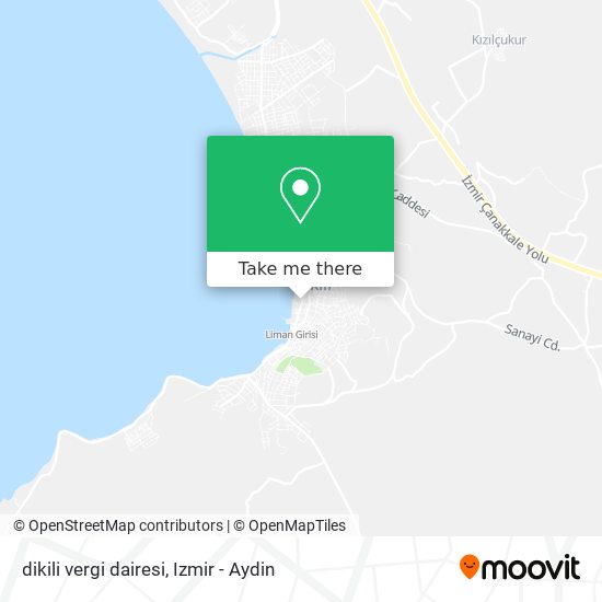 dikili vergi dairesi map