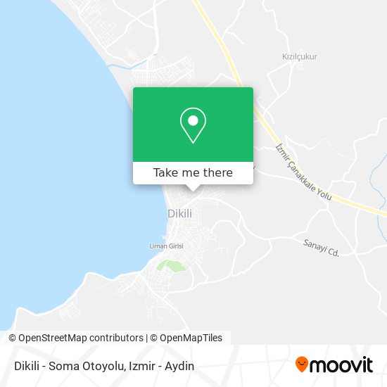 Dikili - Soma Otoyolu map
