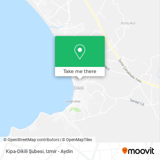 Kipa-Dikili Şubesi map