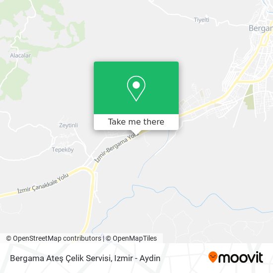 Bergama Ateş Çelik Servisi map