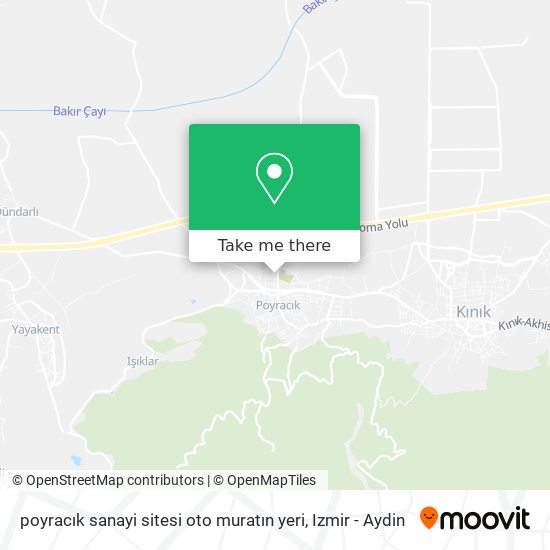 poyracık sanayi sitesi oto muratın yeri map