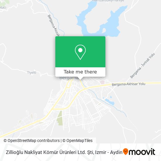 Zillioğlu Nakliyat Kömür Ürünleri Ltd. Şti map