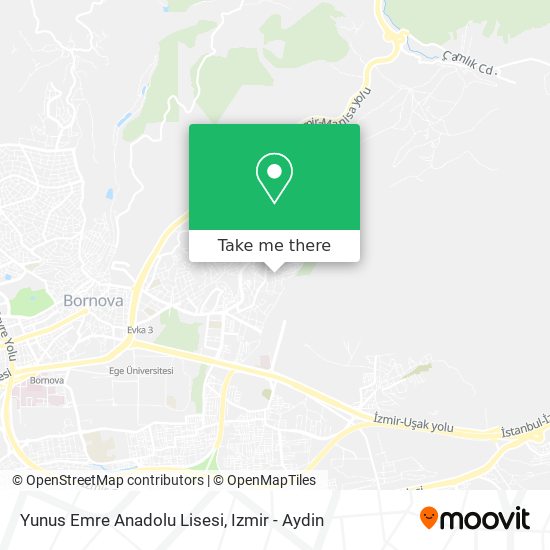 Yunus Emre Anadolu Lisesi map