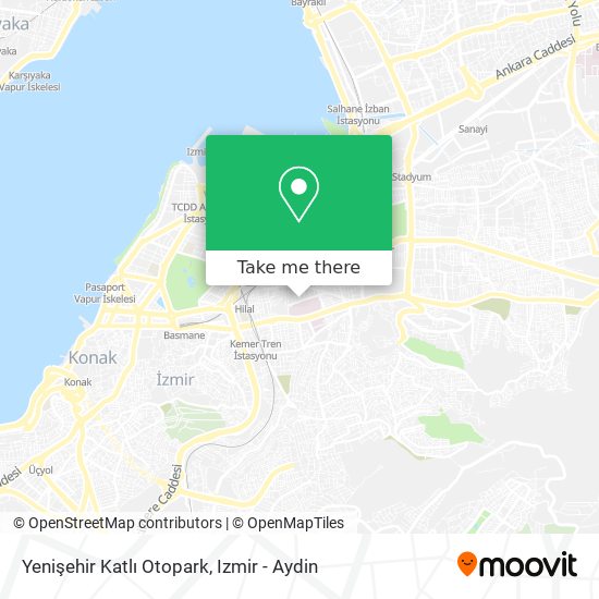 Yenişehir Katlı Otopark map