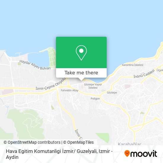 Hava Egitim Komutanligi İzmir/ Guzelyali map