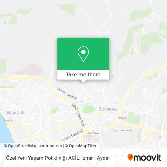 Özel Yeni Yaşam Polikliniği-ACİL map